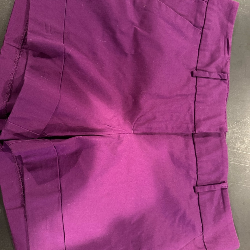 New York & Company High Waist Purple Shorts